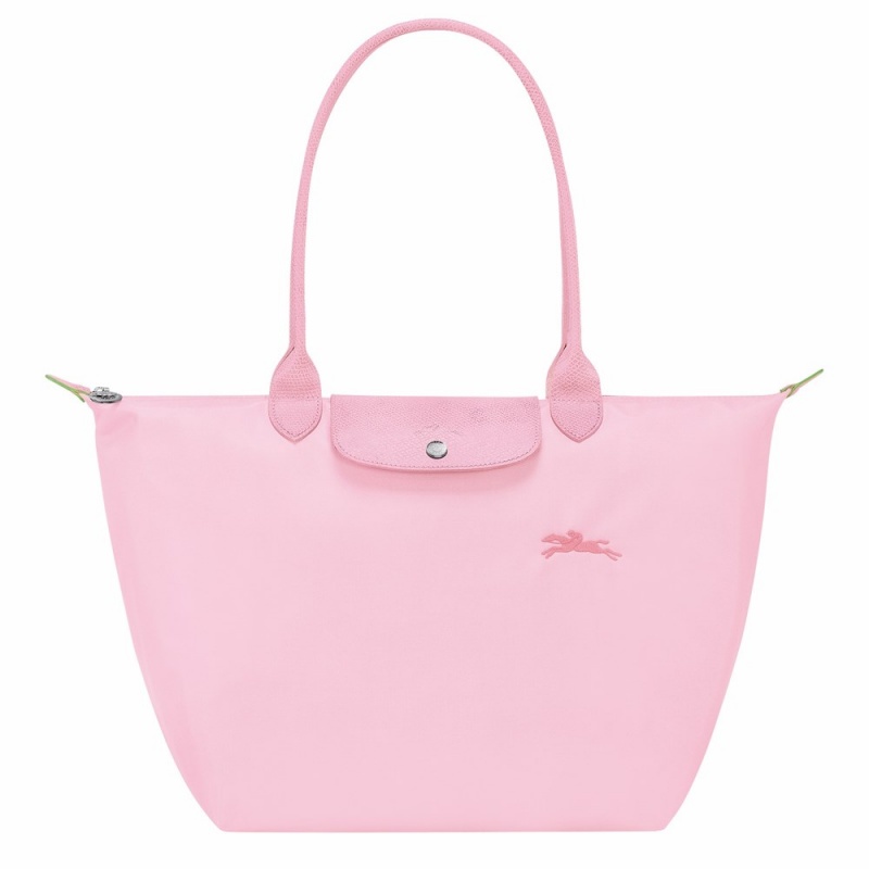 Pink Longchamp Le Pliage L Women's Shoulder Bags